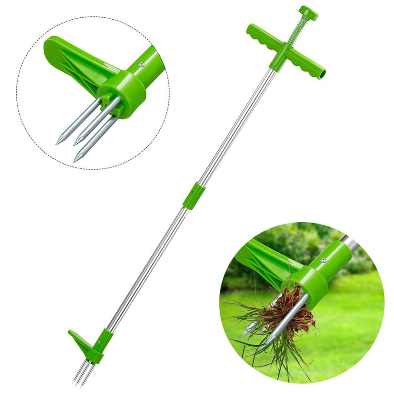 Gardening Tools To Remove Grass - แบบพกพายาวกําจัดวัชพืชแบบพกพาสวนสนามหญ้า Weeder ลานกลางแจ้งหญ้าราก PULLER เครื่องมือ Garden