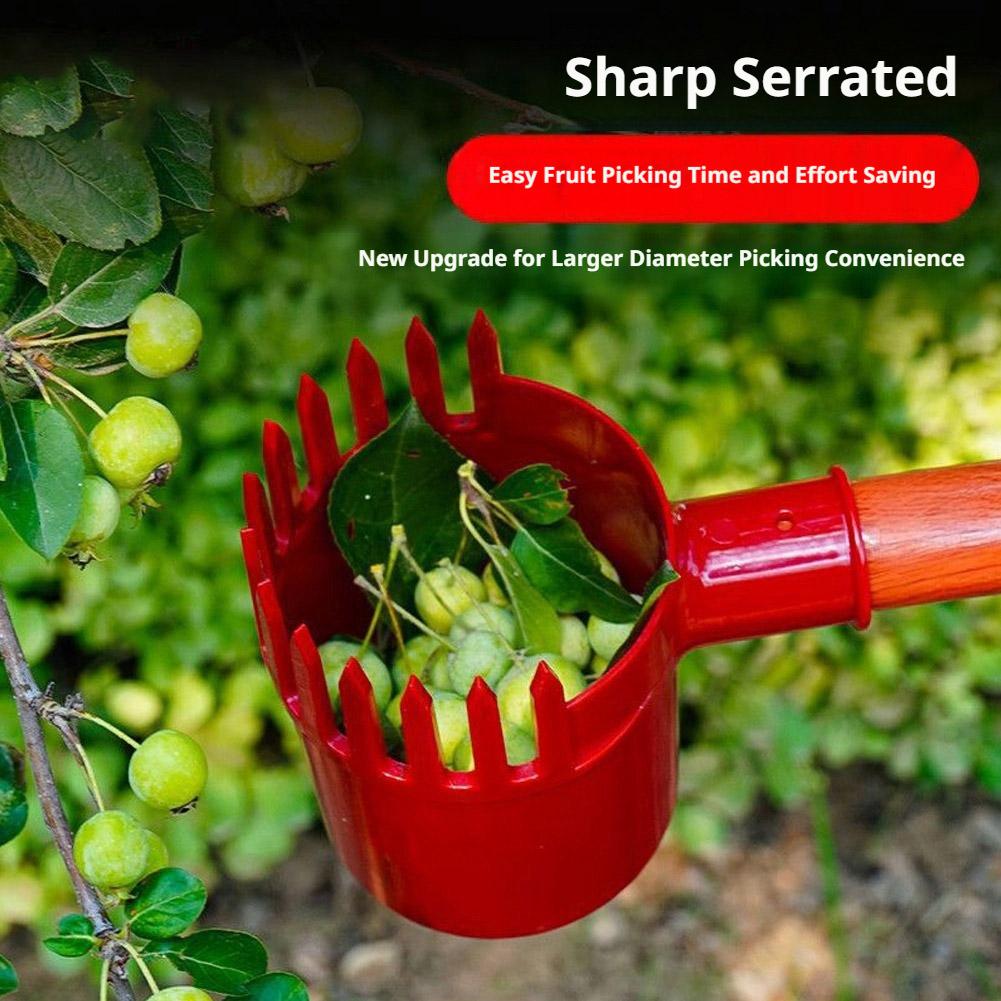 Gardening Tools Basket - เครื่องมือเก็บผลไม้แบบพกพา ตะกร้าเก็บผลไม้บนต้นไม้สูง อุปกรณ์เก็บแอปเปิ้ล พีช ลูกแพร์ ส้ม