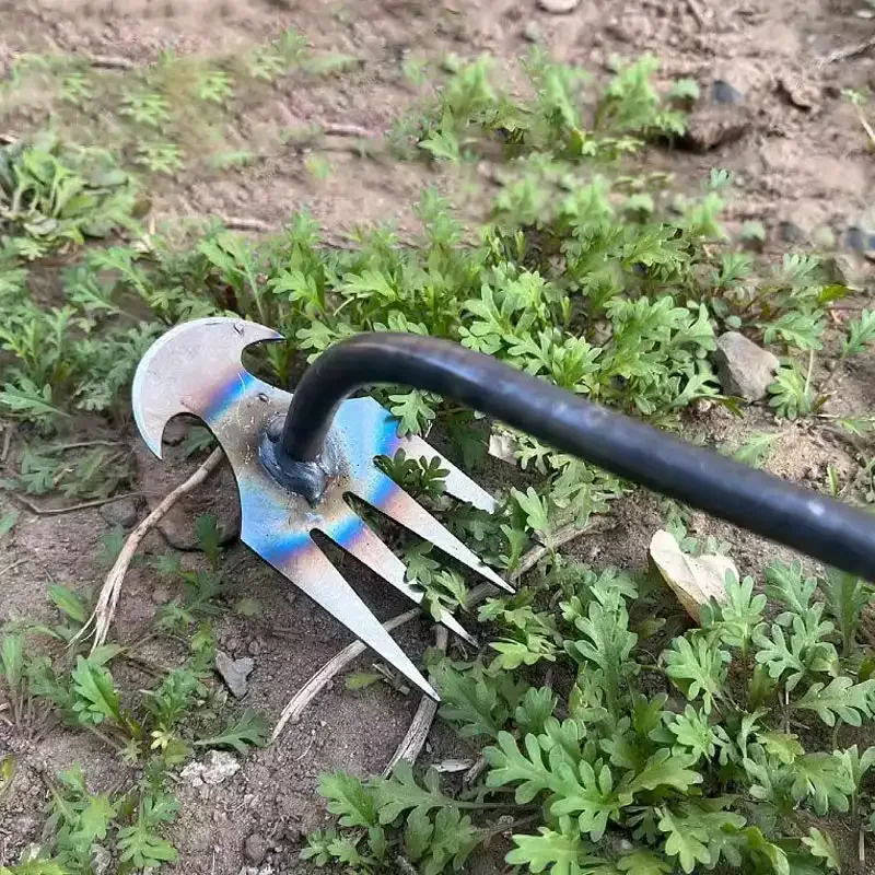 Gardening Tools To Remove Grass - เครื่องมือกำจัดวัชพืชในสวน ทำจากเหล็กแมงกานีส สำหรับกำจัดรากวัชพืช คลายดิน กำจัดวัชพืชด้วยมือ อุปกรณ์กำจัดวัชพืชอเนกประสงค์สำหรับทำสวน