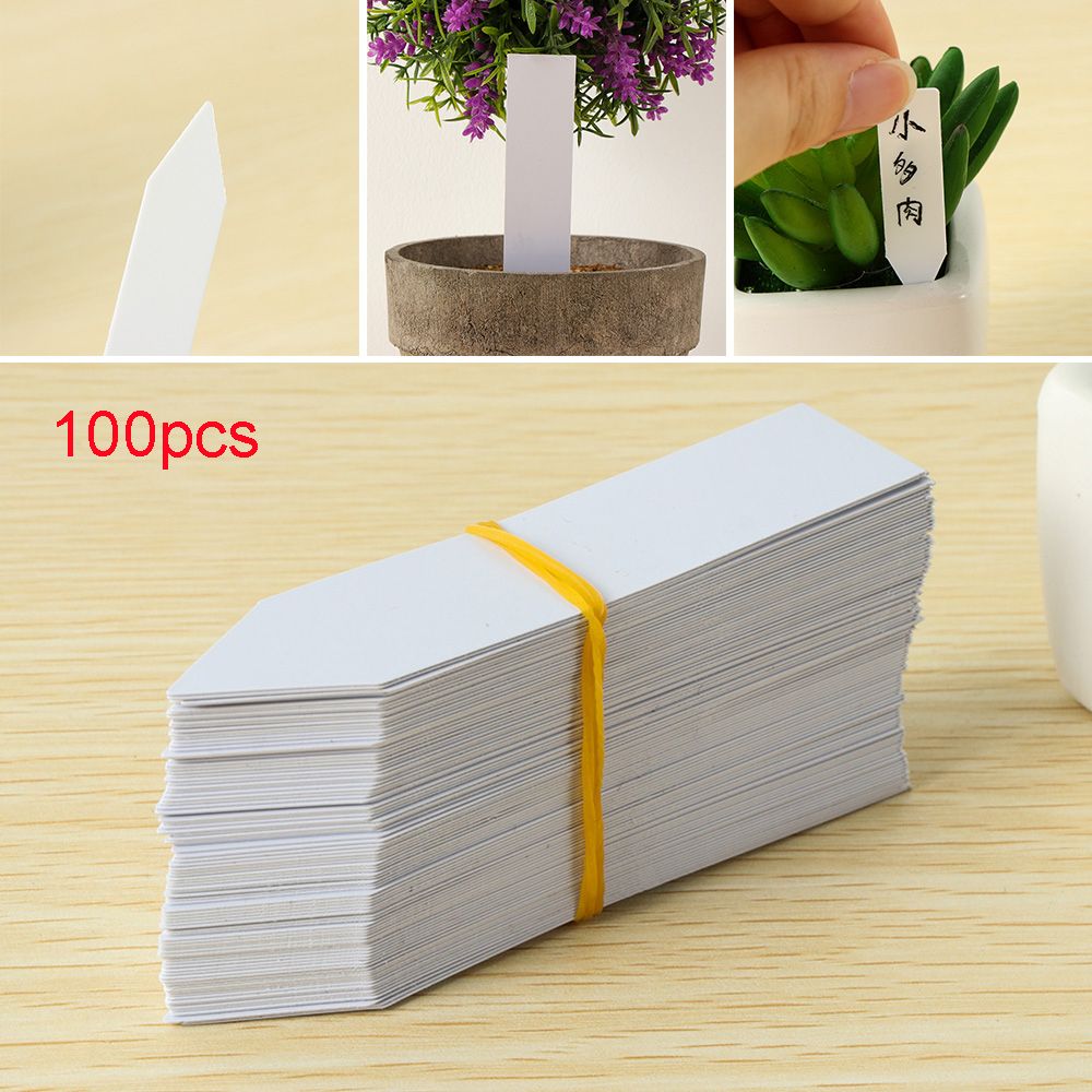 Gardening Tools Labeled - 100 ชิ้นนํากลับมาใช้ใหม่การจําแนก Marker กันน้ําเมล็ดพืชป้ายต้นกล้าหมวดหมู่สวนเครื่องมือเนอสเซอรี่หม้อ