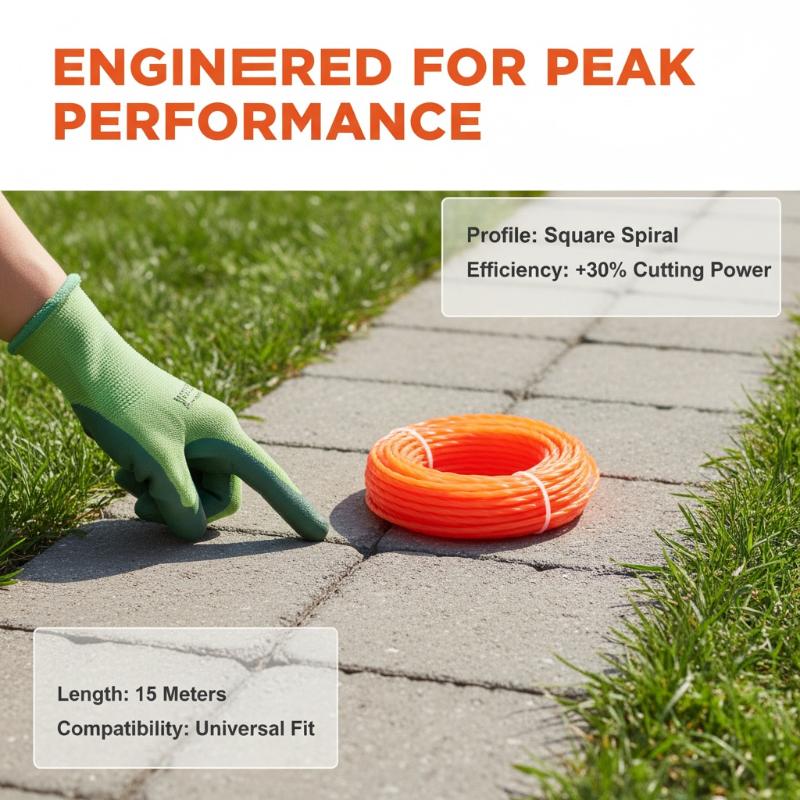 เชือกไนลอนแบบเกลียวสำหรับเครื่ - Gardening Tools To Remove Grass บทวิจารณ์และราคา