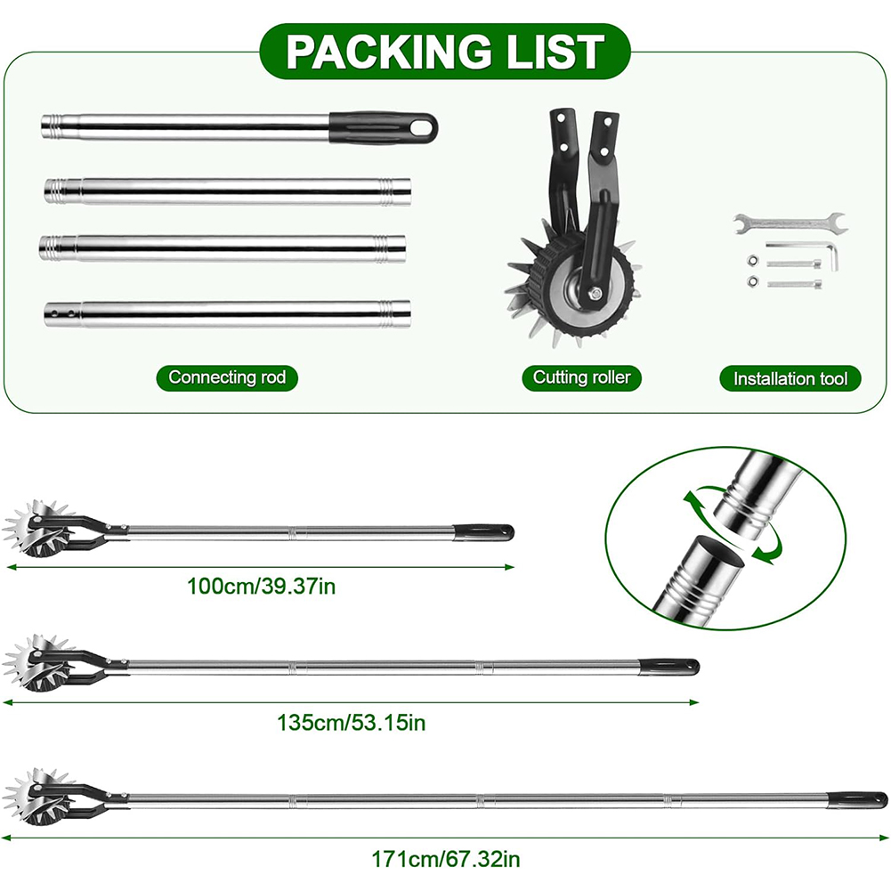 เครื่องตัดขอบสนามแบบหมุน ขนาด  - Gardening Tools Edger บทวิจารณ์และราคา