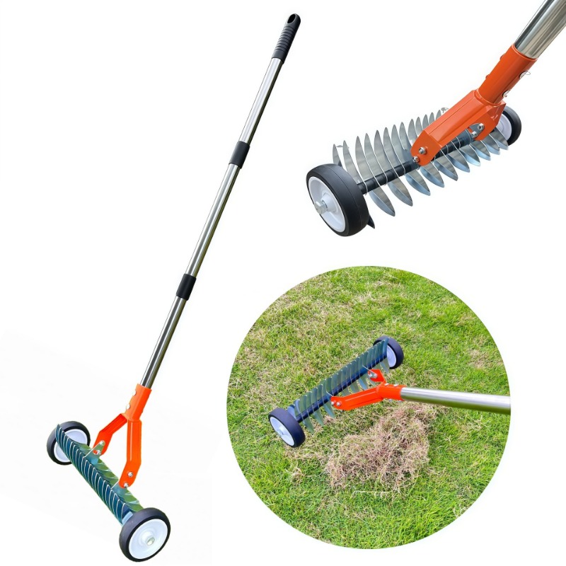 คราดกำจัดวัชพืชแบบมีล้อสำหรับส - Gardening Tools To Remove Grass บทวิจารณ์และราคา