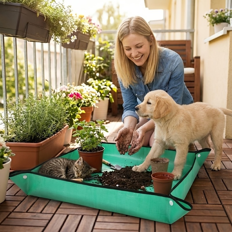 เสื่อทำสวนในบ้าน, อุปกรณ์สำหรั - Gardening Tools Basket บทวิจารณ์และราคา