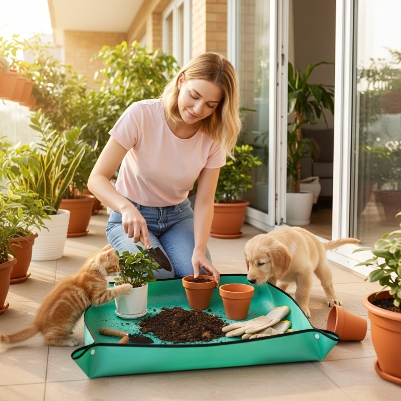 เสื่อทำสวนในบ้าน, อุปกรณ์สำหรั - Gardening Tools Basket บทวิจารณ์และราคา