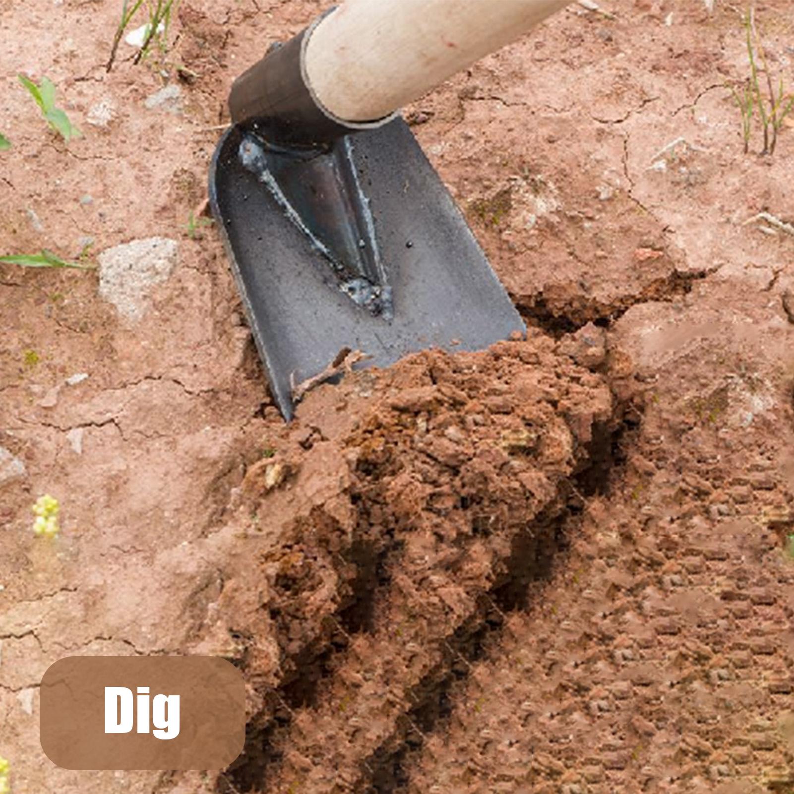 จอบสวนเหล็กแมงกานีส, ดีไซน์แข็ - Gardening Tools To Remove Grass บทวิจารณ์และราคา