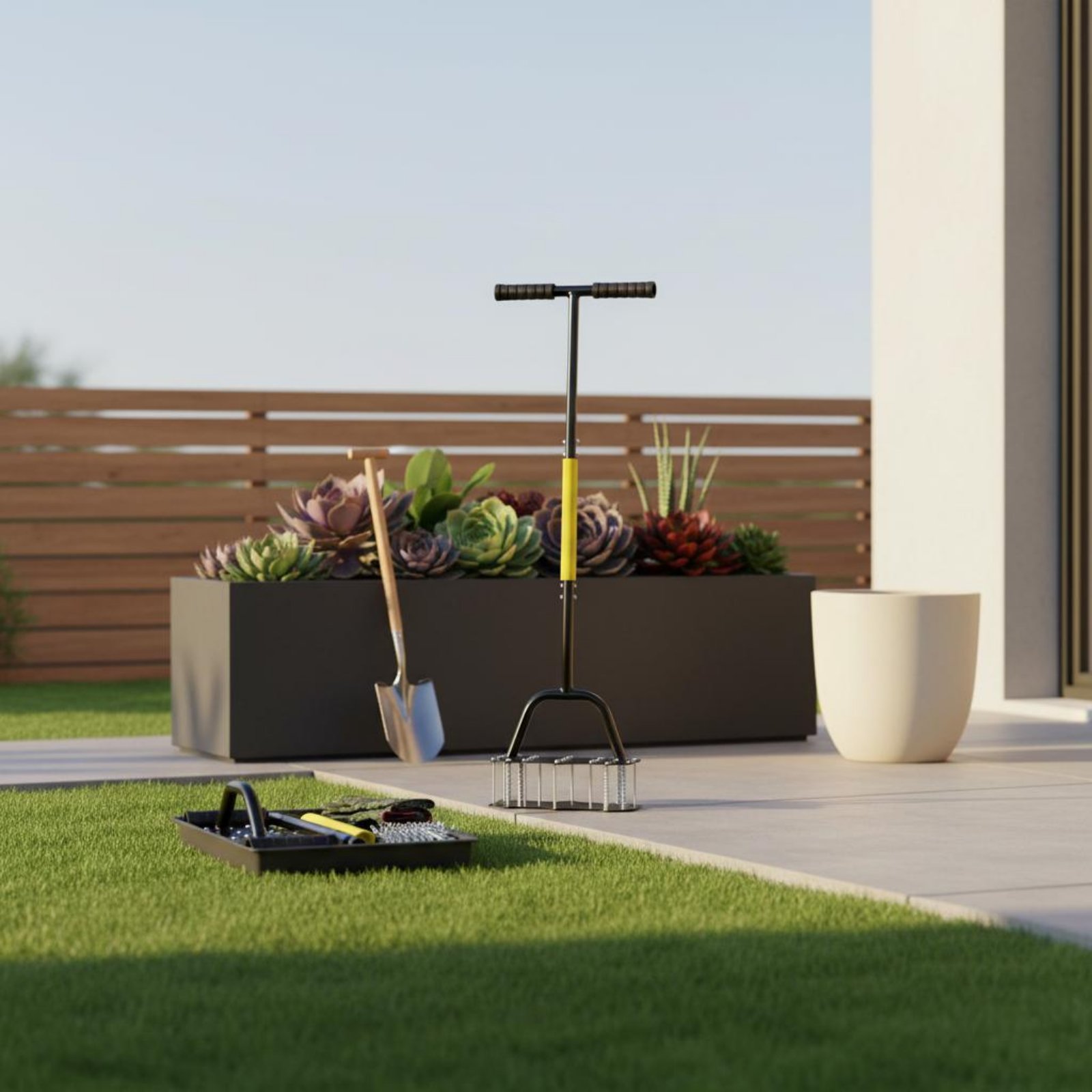 เครื่องตัดขอบสนามหญ้าแบบครึ่งว - Gardening Tools Edger บทวิจารณ์และราคา
