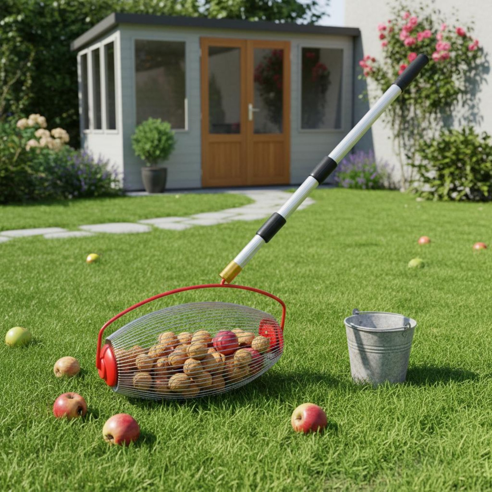 เครื่องมือเก็บเกาลัด ใช้งานง่า - Gardening Tools Basket บทวิจารณ์และราคา