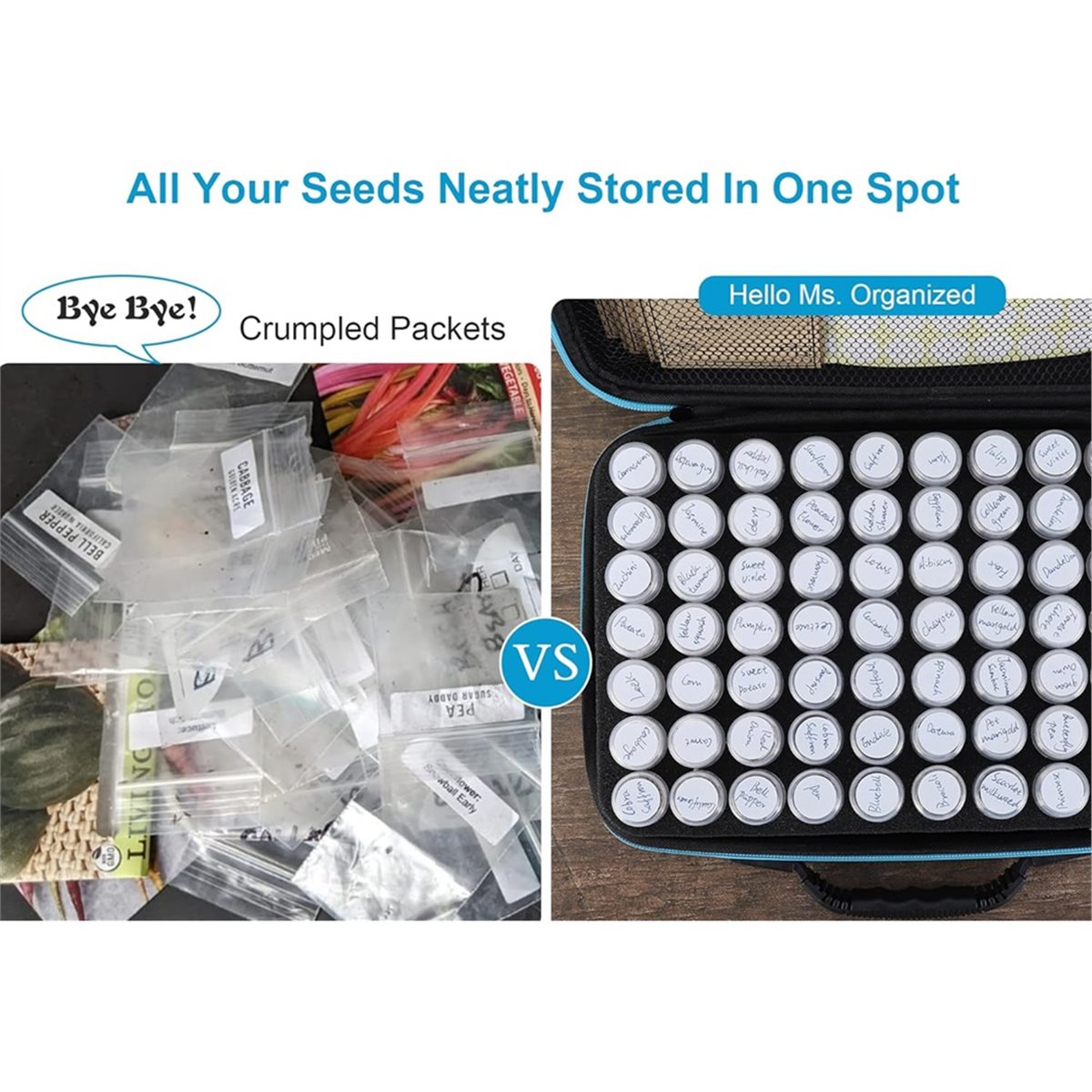 ABNH 70 Slots Seed Storage Org - Gardening Tools Labeled บทวิจารณ์และราคา