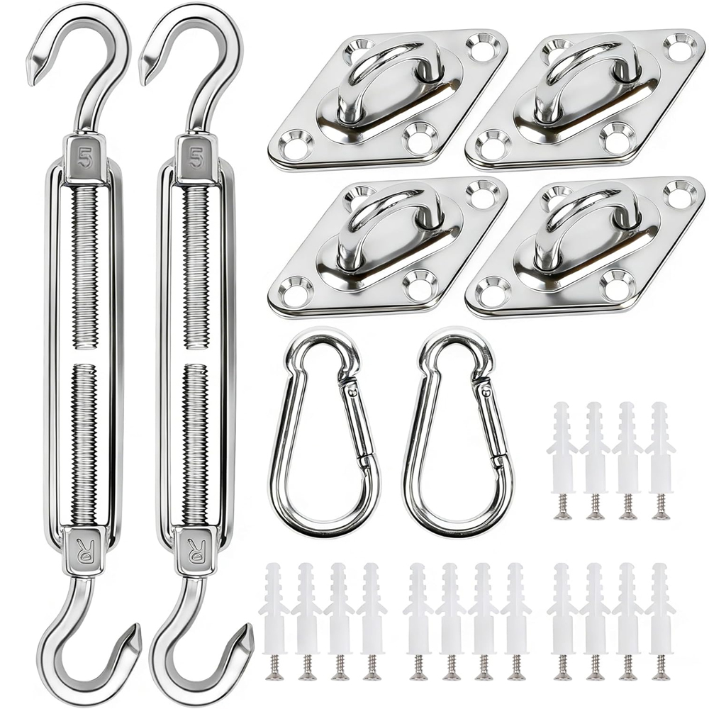 ชุดอุปกรณ์ติดตั้งผ้าบังแดดสแตน - Gardening Tools Australia บทวิจารณ์และราคา