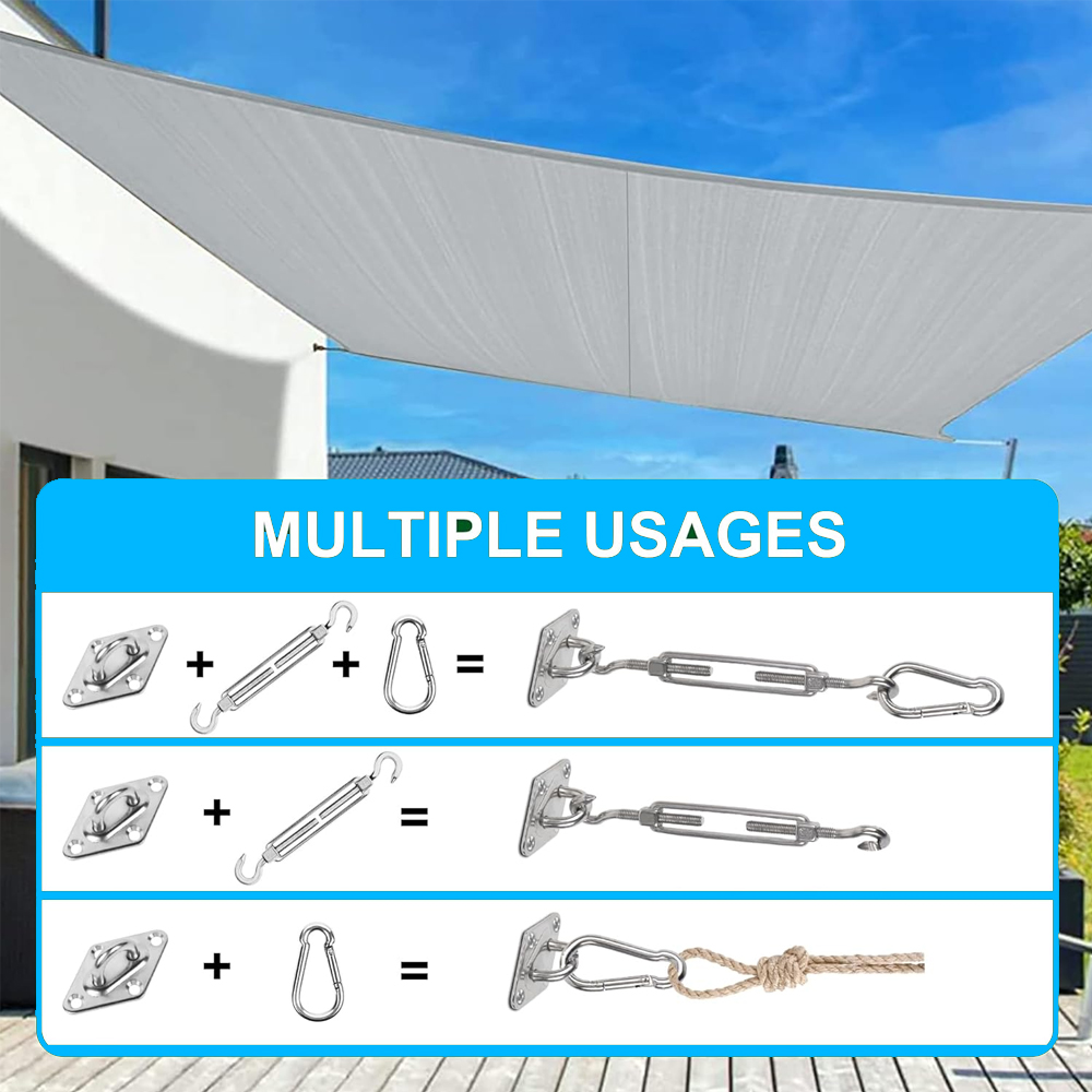 ชุดอุปกรณ์ติดตั้งผ้าบังแดดสแตน - Gardening Tools Australia บทวิจารณ์และราคา