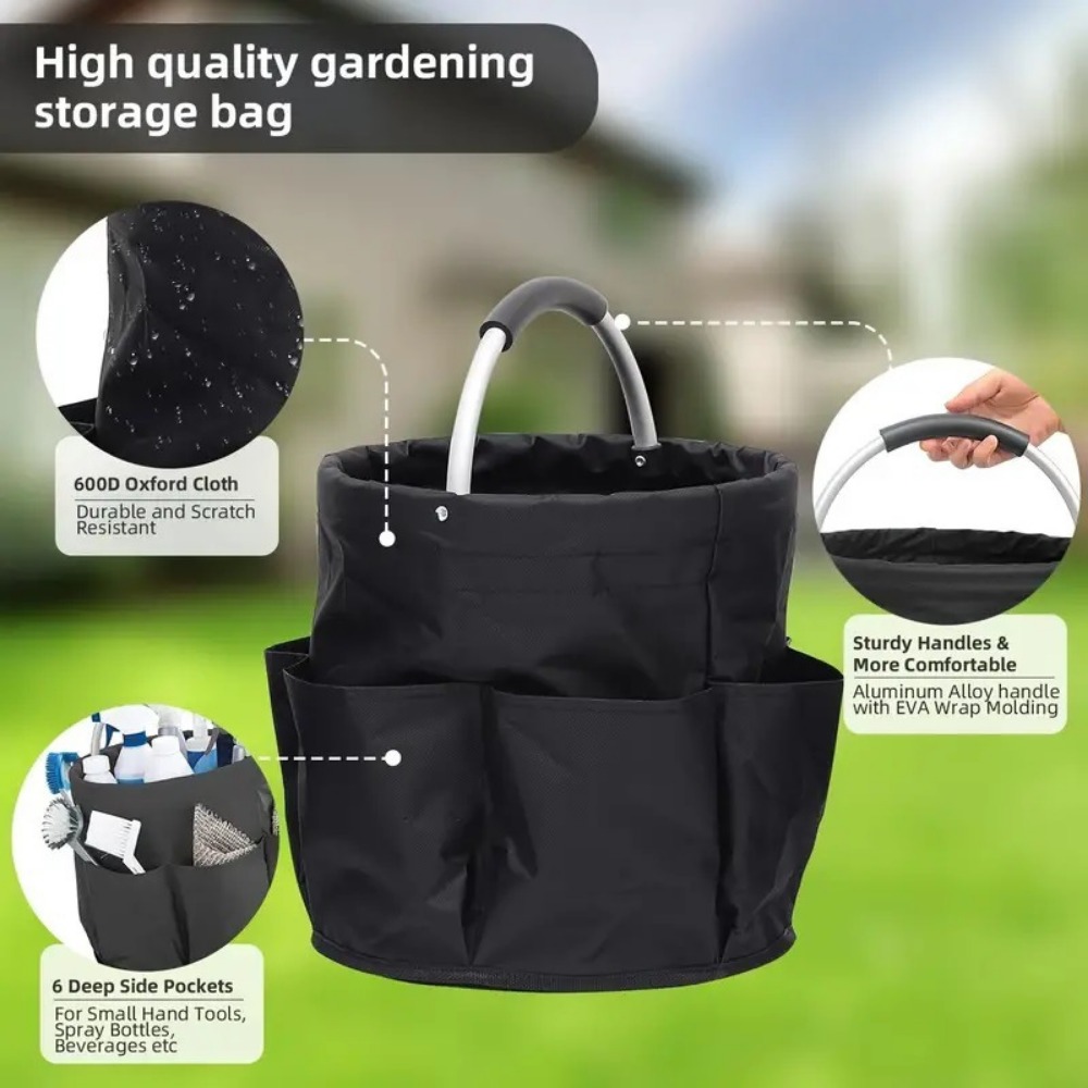 ตะกร้าพับได้แบบพกพาสำหรับกิจกร - Gardening Tools Basket บทวิจารณ์และราคา