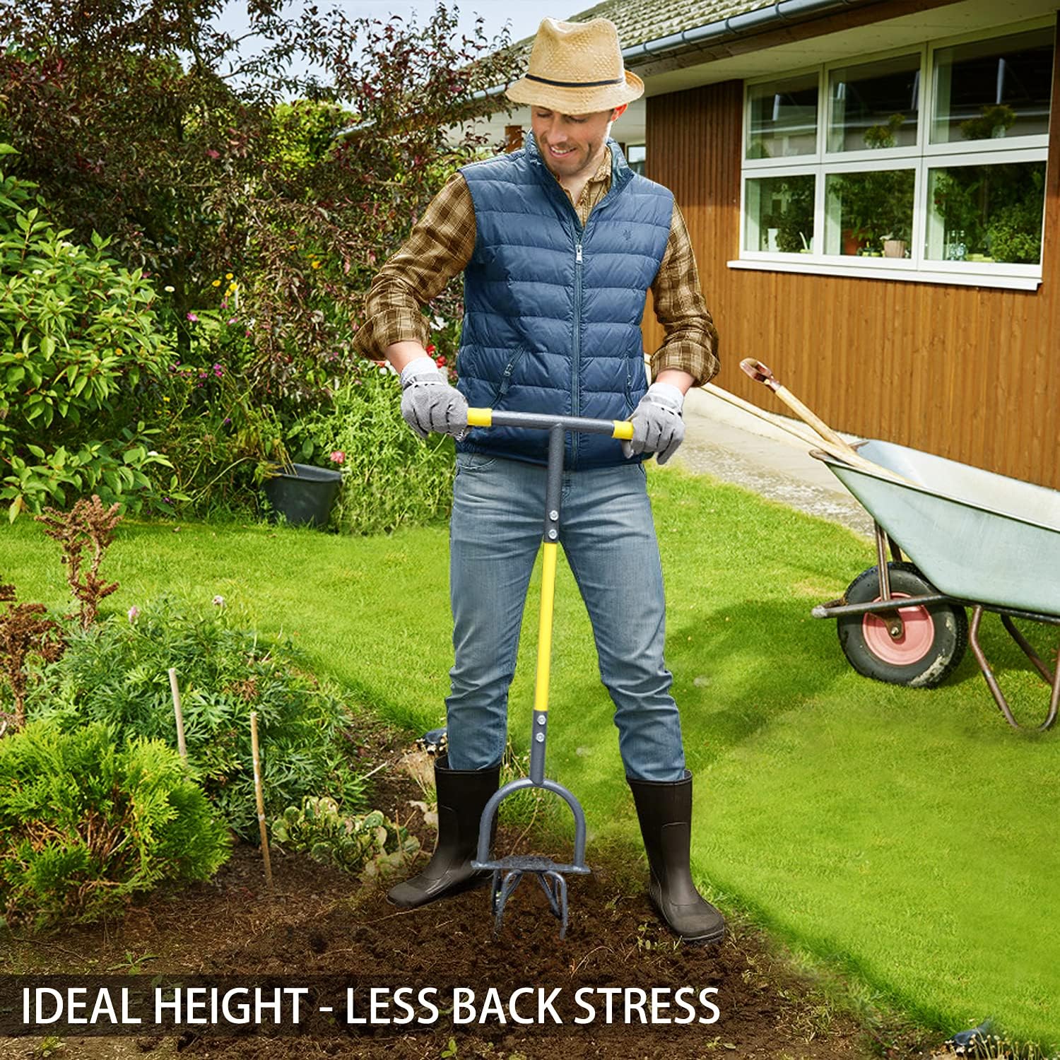 เครื่องมือตัดแต่งขอบสนามหญ้าแบ - Gardening Tools Edger บทวิจารณ์และราคา